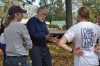 Coach Mack imparting words of wisdom